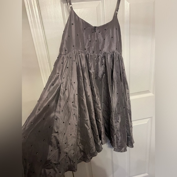 NEW AZEEZA Rachel Mini Dress in Embellished Smoke - Picture 9 of 10